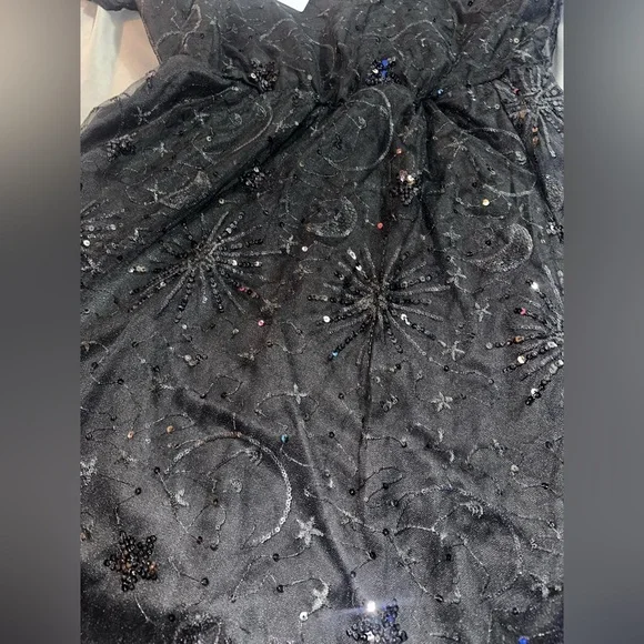 Black Starry Dress - Picture 2 of 7